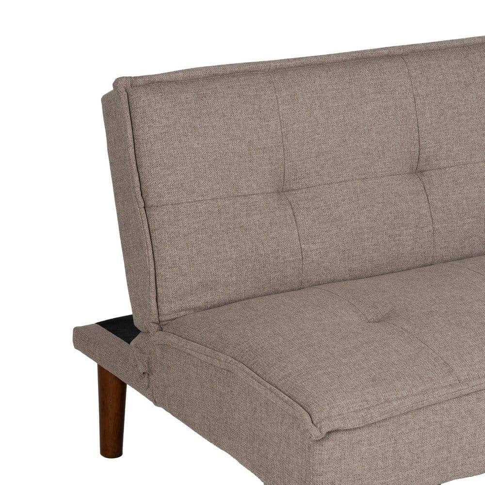 Sofá Cama Beige en Chenilla Moderno - Diseño Elegante y Funcional, 181x101 cm, Estructura Duradera y Confort Excepcional - Imagen 5