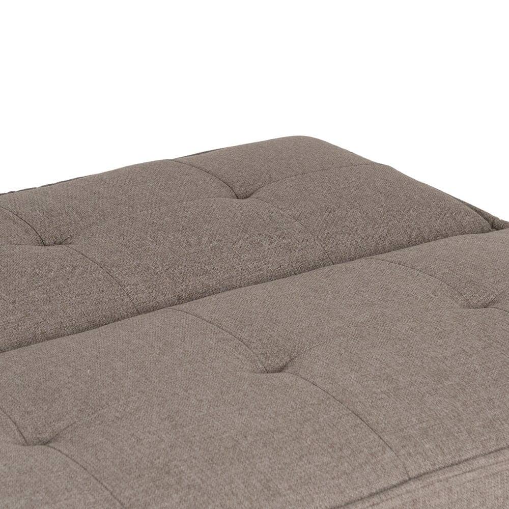 Sofá Cama Beige en Chenilla Moderno - Diseño Elegante y Funcional, 181x101 cm, Estructura Duradera y Confort Excepcional - Imagen 7