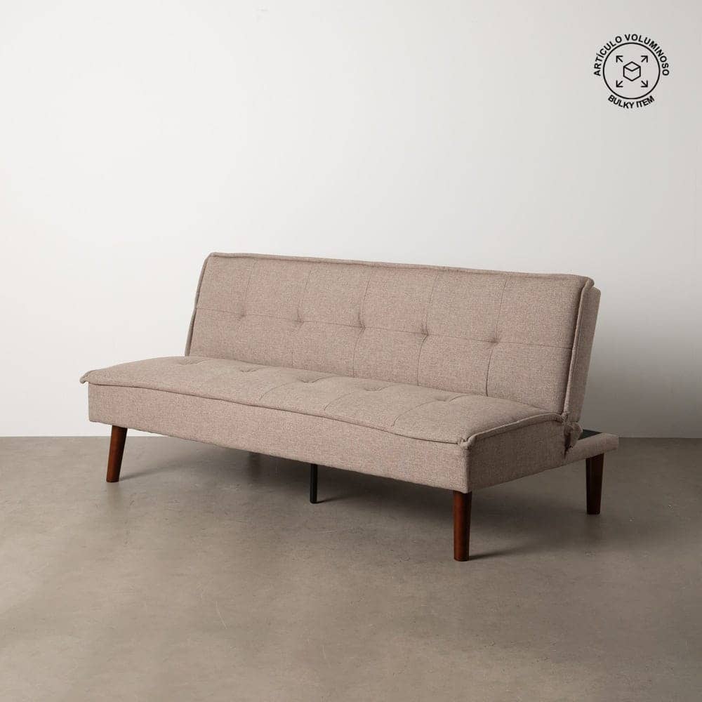 Sofá Cama Beige en Chenilla Moderno - Diseño Elegante y Funcional, 181x101 cm, Estructura Duradera y Confort Excepcional - Imagen 15
