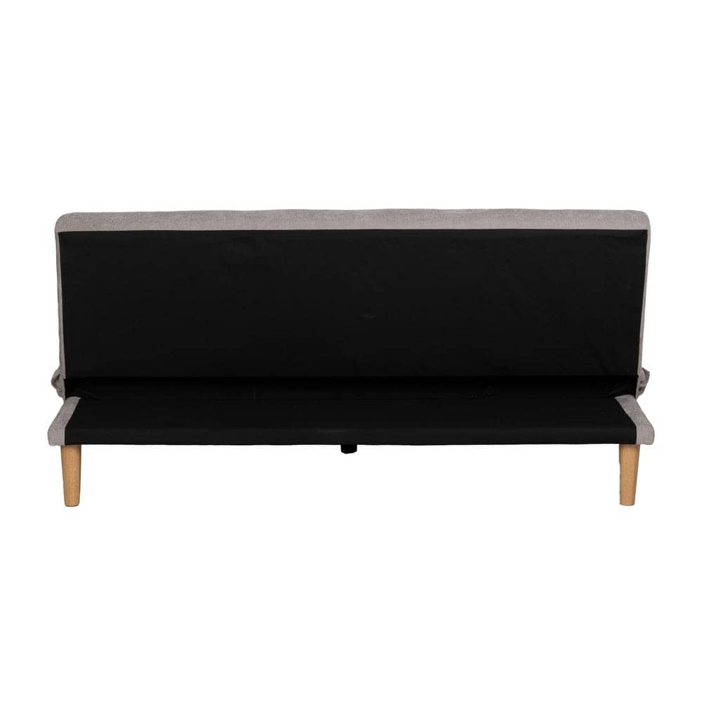 Sofá Cama Gris en Chenilla con Diseño Contemporáneo - 86 cm, Estructura de Madera, Colchón 178x107.5 cm, Ideal para Salón y Visitas, Resistente y Elegante - Imagen 4