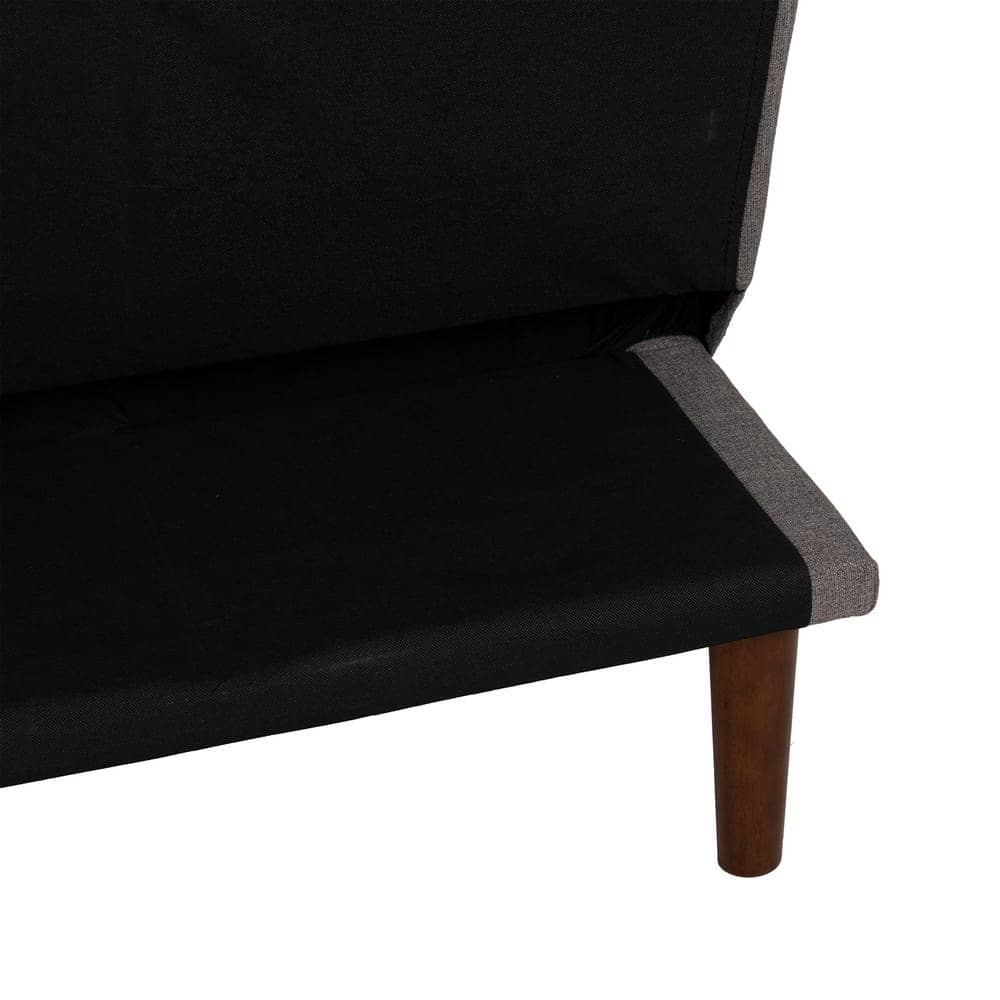 Sofá Cama Gris en Chenilla para Salón Compacto - Diseño Moderno y Confort Superior, 181x101 cm, Estructura Resistente y Ergonomía Ideal - Imagen 12
