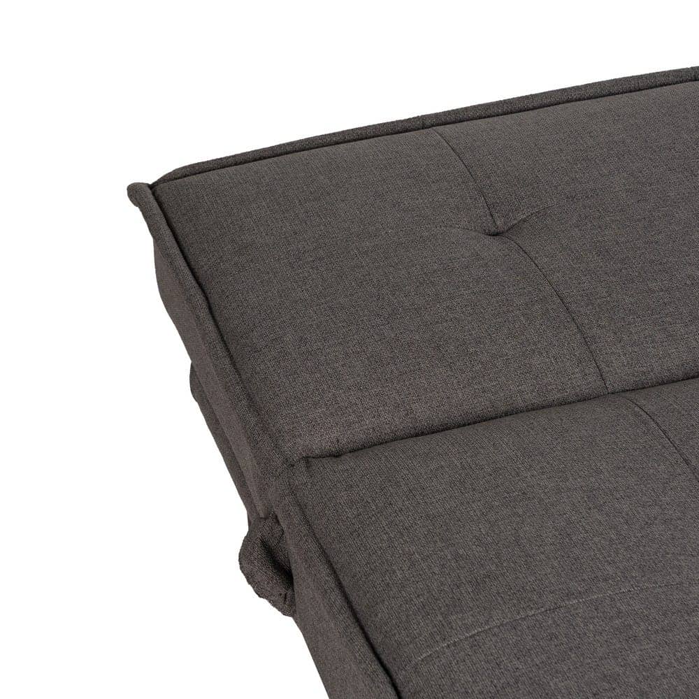 Sofá Cama Gris en Chenilla para Salón Compacto - Diseño Moderno y Confort Superior, 181x101 cm, Estructura Resistente y Ergonomía Ideal - Imagen 8