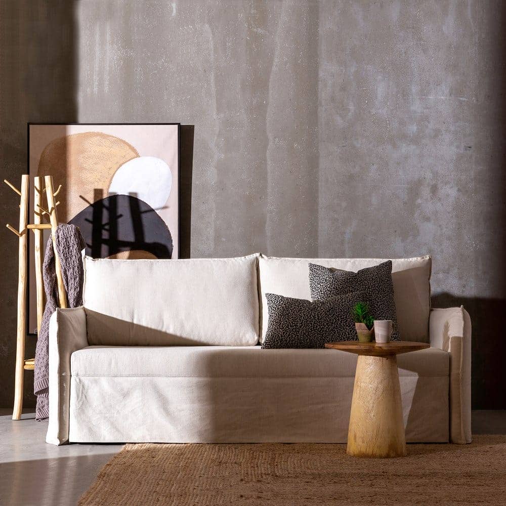 Sofá Cama Nido Beige de Tejido Elegante para Salón - Multifuncional y Desenfundable, 97 cm de Comodidad y Estilo - Imagen 11