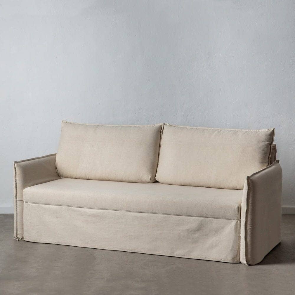 Sofá Cama Nido Beige de Tejido Elegante para Salón - Multifuncional y Desenfundable, 97 cm de Comodidad y Estilo - Imagen 12