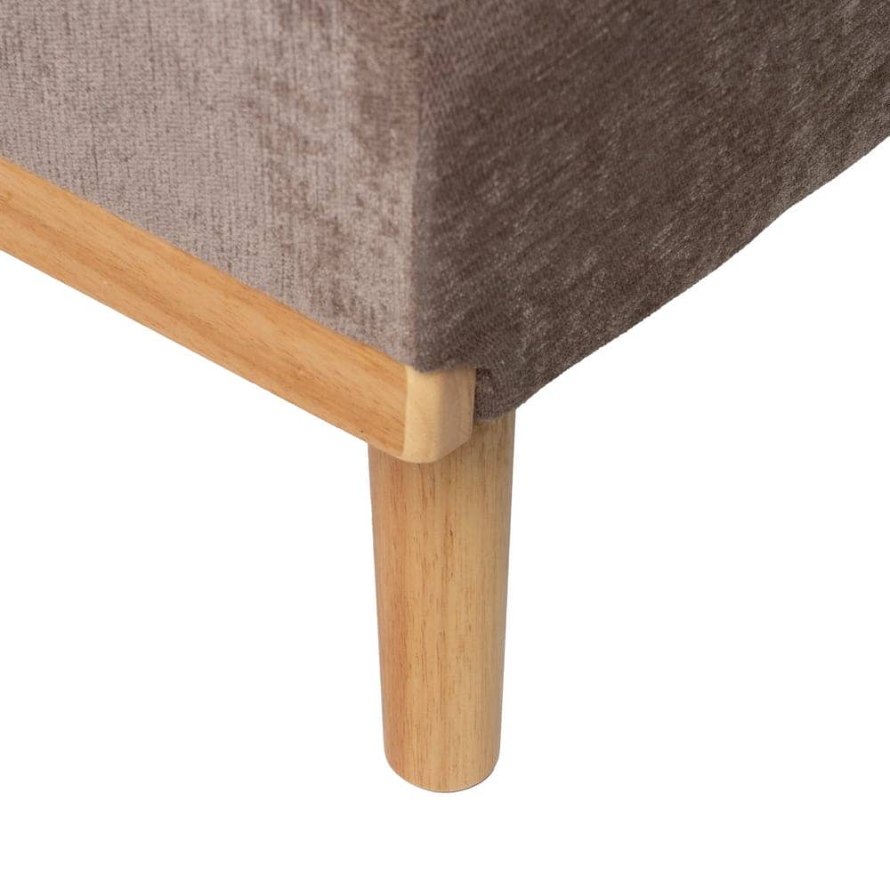 Sofá Cama Taupe en Chenilla con Patas de Caucho - Estilo y Funcionalidad para tu Salón, Conversión Práctica a Cama 178x107.5 cm, Alta Durabilidad y Confort - Imagen 13