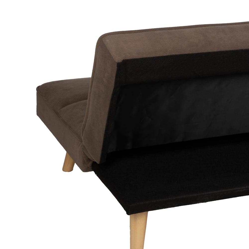 Sofá Cama Taupe Moderno de Madera Eucalipto - Diseño Chic y Funcional 175x97 cm para Espacios Reducidos - Imagen 11