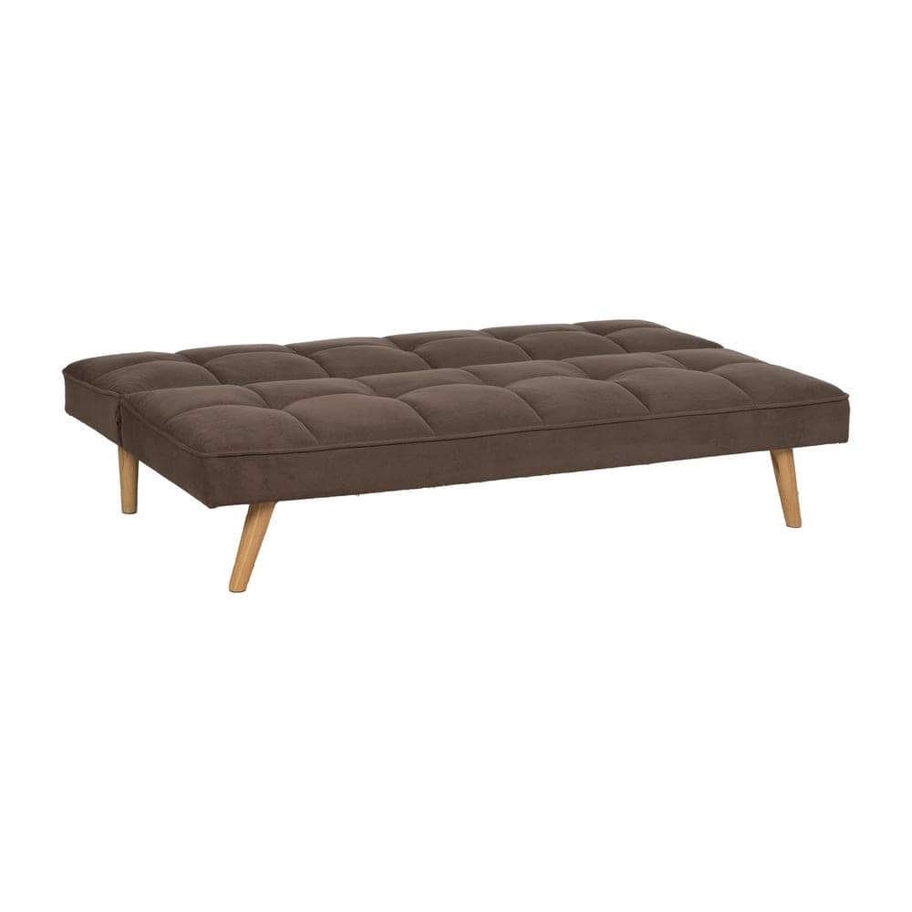 Sofá Cama Taupe Moderno de Madera Eucalipto - Diseño Chic y Funcional 175x97 cm para Espacios Reducidos - Imagen 2