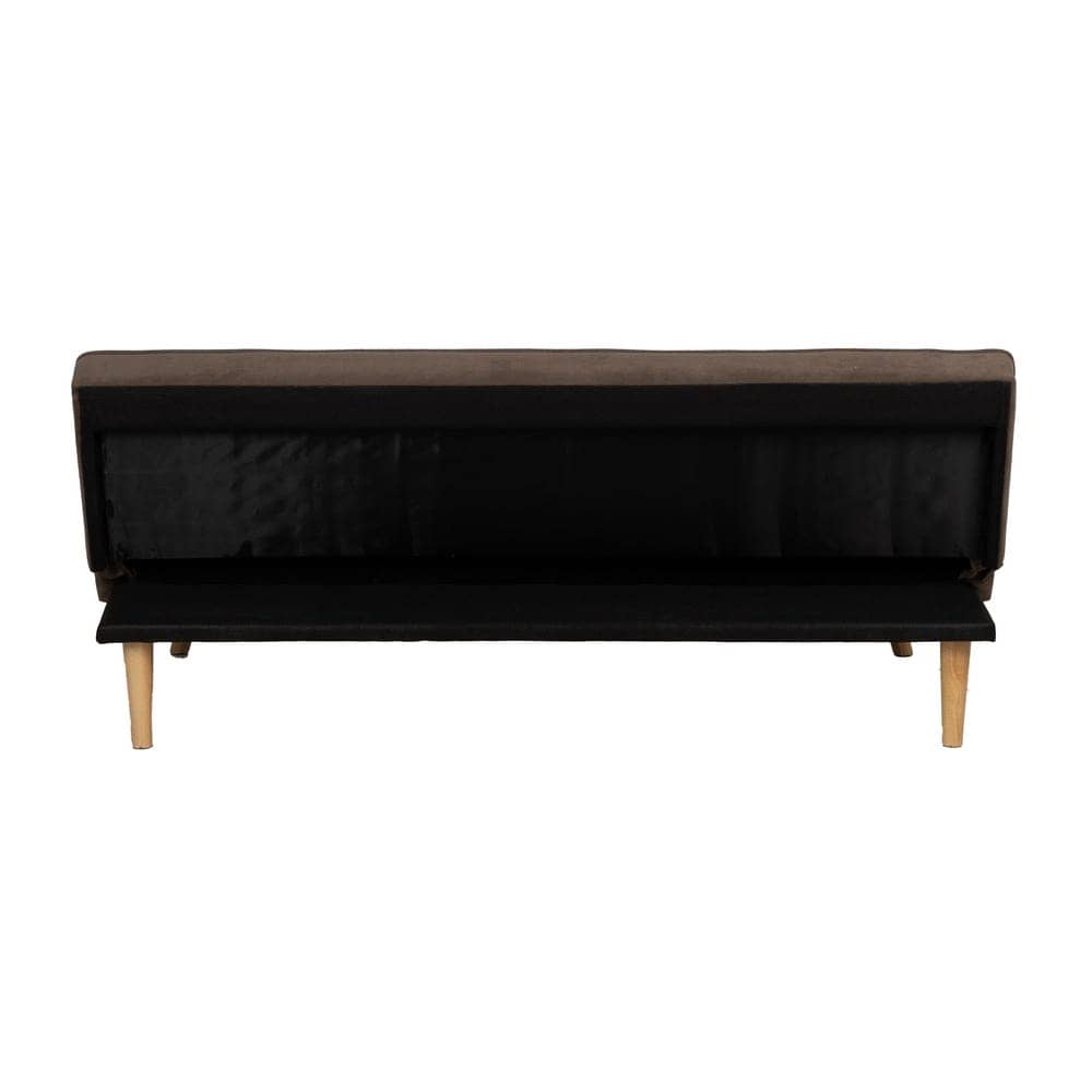 Sofá Cama Taupe Moderno de Madera Eucalipto - Diseño Chic y Funcional 175x97 cm para Espacios Reducidos - Imagen 4