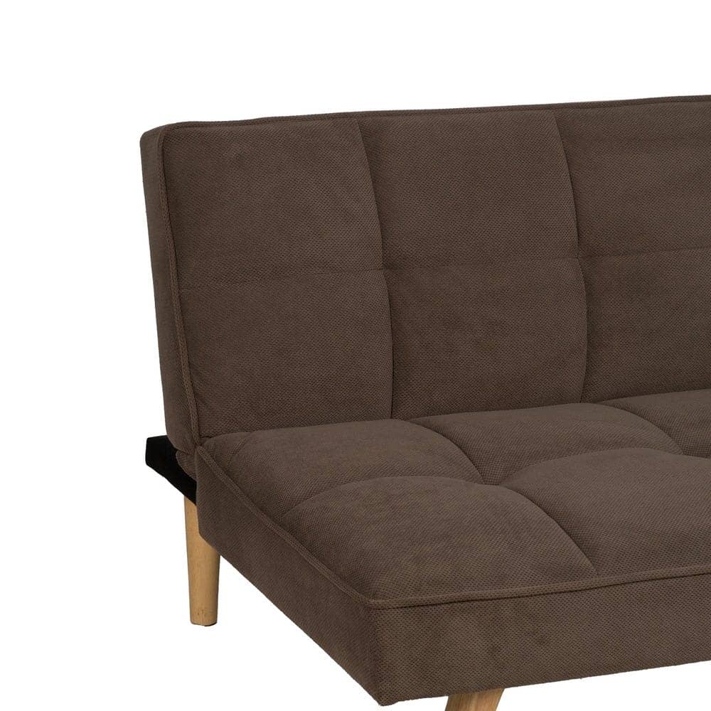 Sofá Cama Taupe Moderno de Madera Eucalipto - Diseño Chic y Funcional 175x97 cm para Espacios Reducidos - Imagen 5