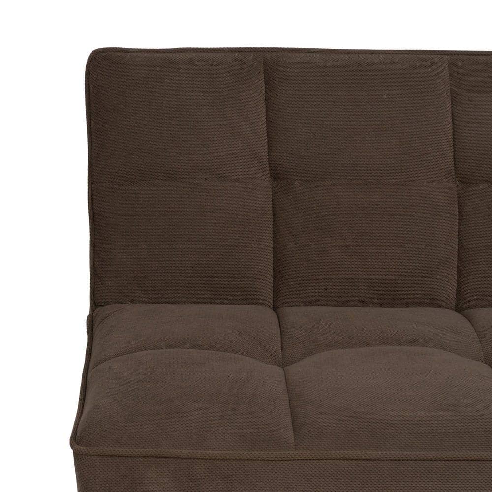 Sofá Cama Taupe Moderno de Madera Eucalipto - Diseño Chic y Funcional 175x97 cm para Espacios Reducidos - Imagen 6