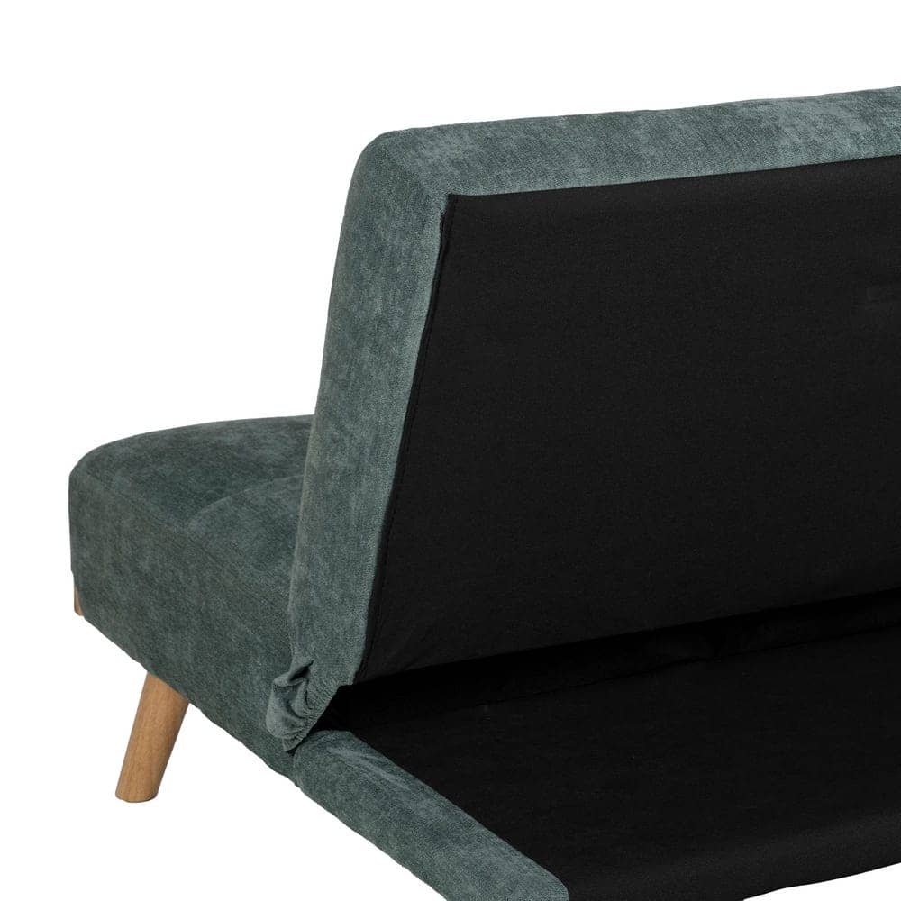 Sofá Cama Verde en Chenilla para Salón - Diseño Moderno y Funcionalidad, 178x107.5 cm, Estructura Robusta y Confortable - Imagen 12
