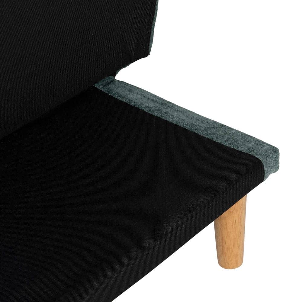 Sofá Cama Verde en Chenilla para Salón - Diseño Moderno y Funcionalidad, 178x107.5 cm, Estructura Robusta y Confortable - Imagen 13