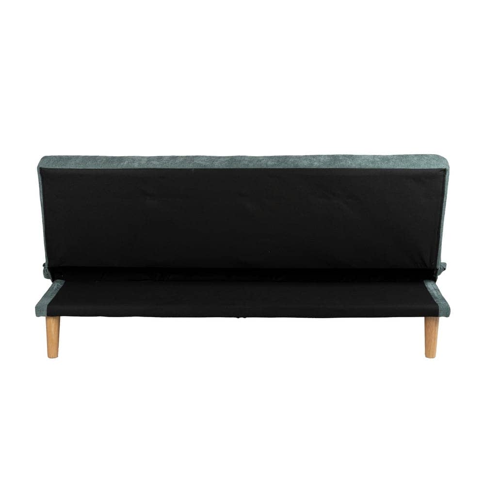 Sofá Cama Verde en Chenilla para Salón - Diseño Moderno y Funcionalidad, 178x107.5 cm, Estructura Robusta y Confortable - Imagen 4