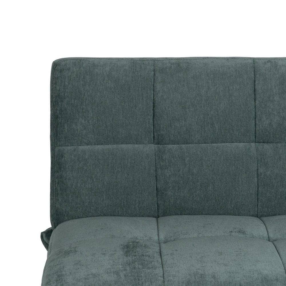 Sofá Cama Verde en Chenilla para Salón - Diseño Moderno y Funcionalidad, 178x107.5 cm, Estructura Robusta y Confortable - Imagen 8