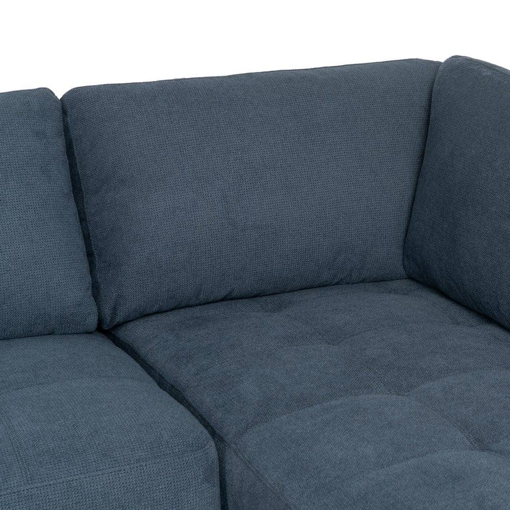 Sofá Chaise Longue Derecha Crema de 290 cm - Diseño Elegante y Confortable para Salones Modernos - Imagen 7