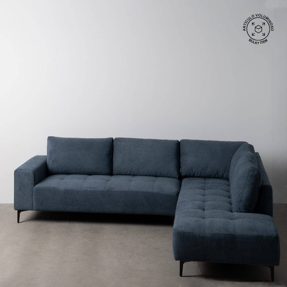 Sofá Chaise Longue Derecha Crema de 290 cm - Diseño Elegante y Confortable para Salones Modernos - Imagen 17