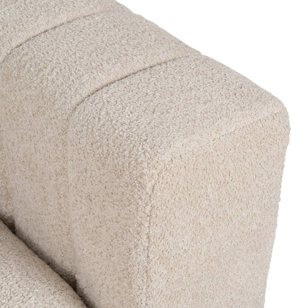 Sofá Desestructurado Beige de 150 cm para Salón Moderno - Diseño Contemporáneo y Confort Inigualable - Imagen 10