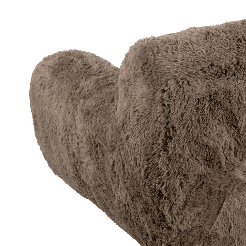 Sofá Taupe de 2 Plazas en Tejido Elegante 185 cm - Comodidad y Estilo para tu Salón, Ideal para Espacios Compactos - Imagen 11
