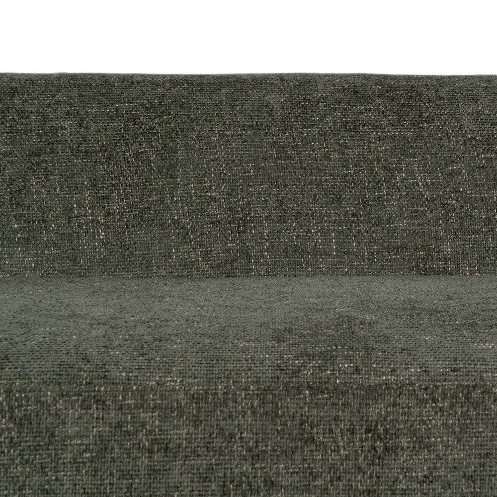 Sofá Verde Tejido de 222 cm para Salón - Diseño Moderno y Confort Superior, Ideal para Decoración Contemporánea - Imagen 5