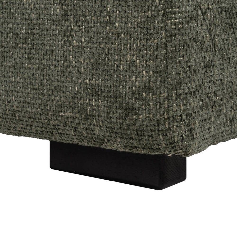 Sofá Verde Tejido de 222 cm para Salón - Diseño Moderno y Confort Superior, Ideal para Decoración Contemporánea - Imagen 11