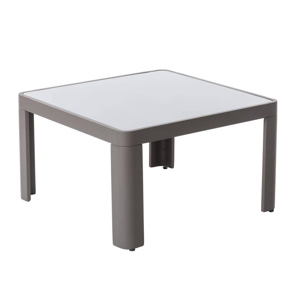 Mesa de Centro Stella | Aluminio Chateau para Exterior - 70x70 cm - Imagen 2