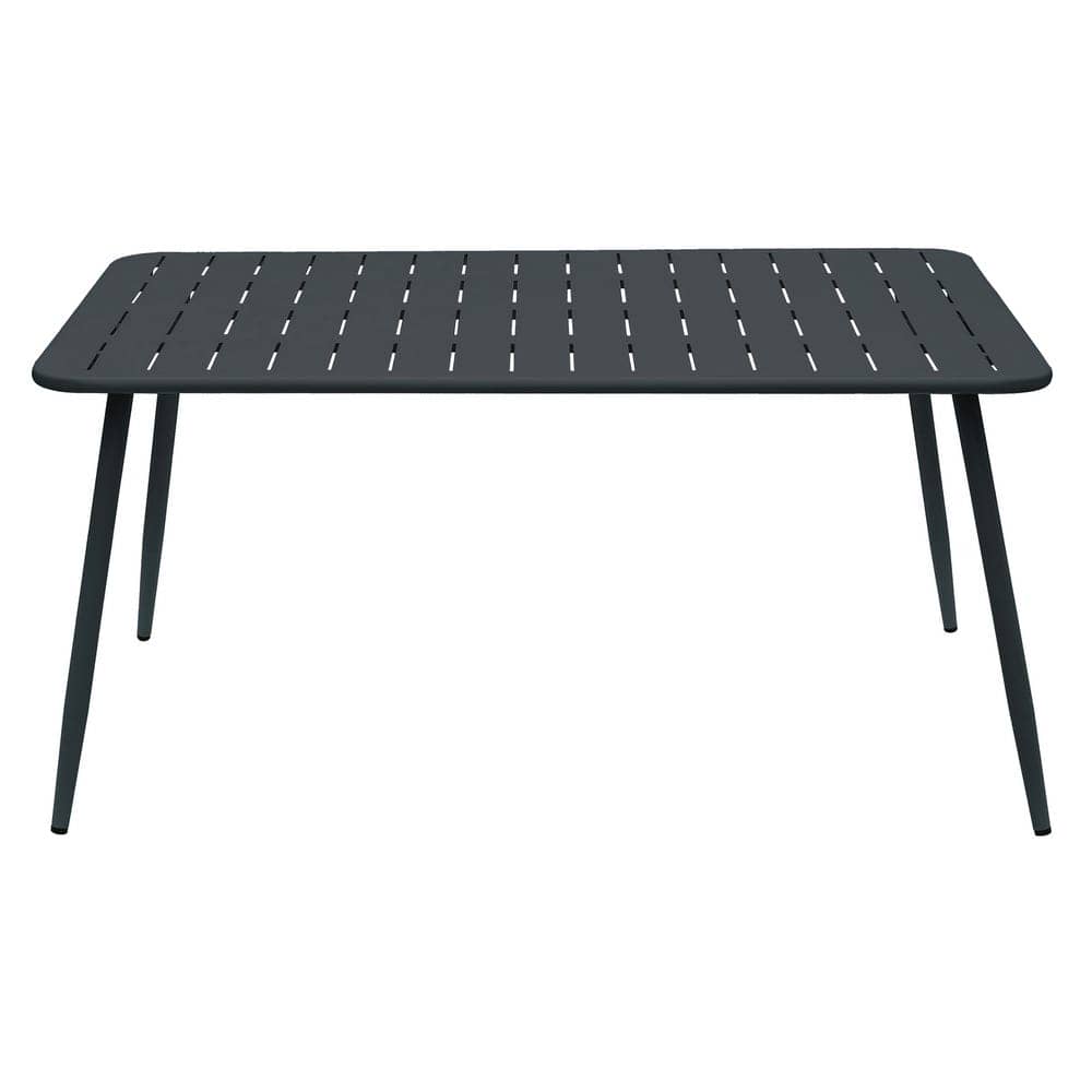 Pack x2 Mesas de Comedor Pankow | Diseño Nórdico Color Grafito - 150 cm - Imagen 2