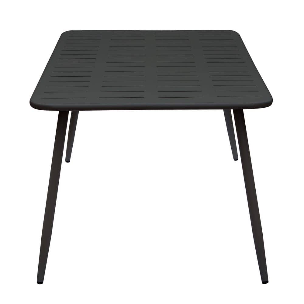 Pack x2 Mesas de Comedor Pankow | Diseño Nórdico Color Grafito - 150 cm - Imagen 3