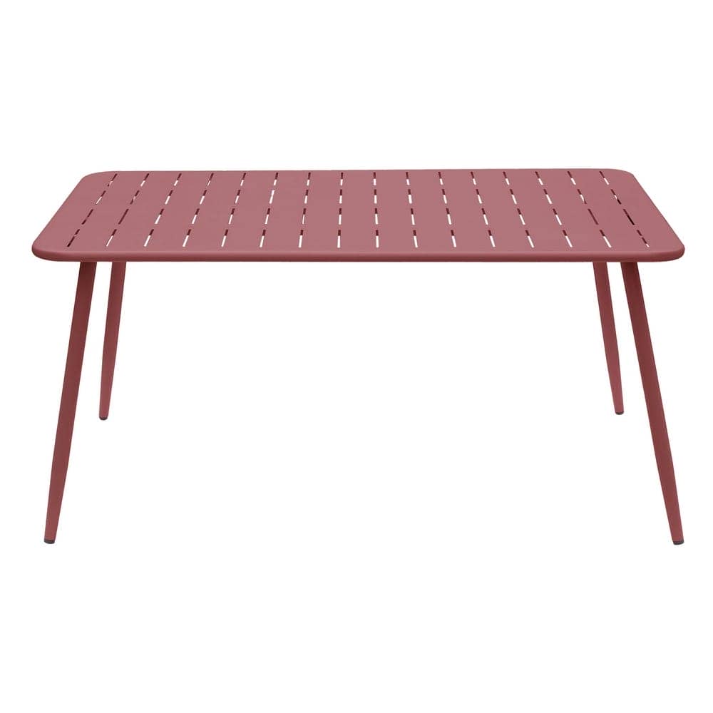 Pack x2 Mesas de Comedor Pankow | Diseño Nórdico Color Paprika - 150 cm - Imagen 2