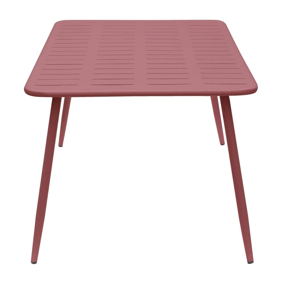 Pack x2 Mesas de Comedor Pankow | Diseño Nórdico Color Paprika - 150 cm - Imagen 3