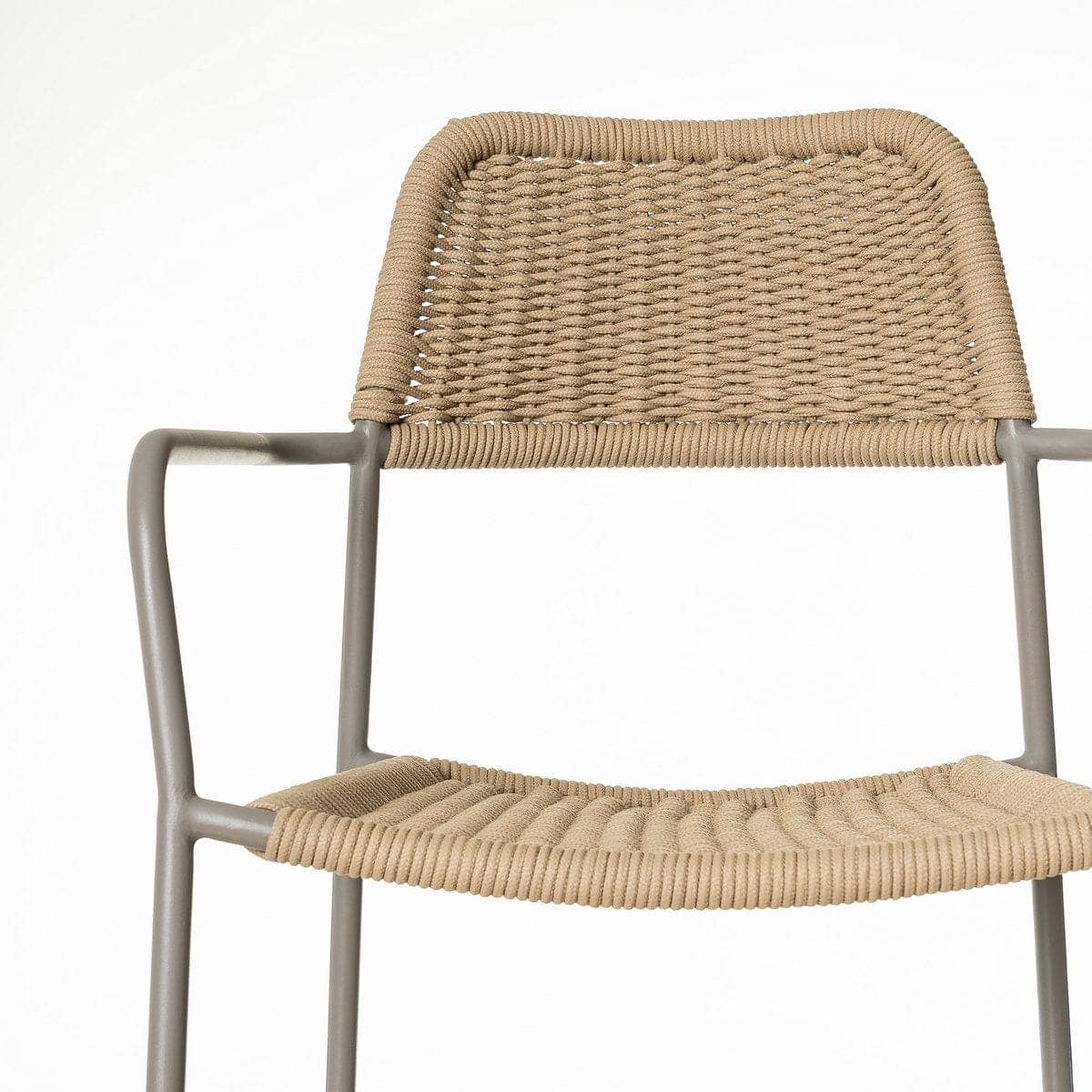 Silla Apilable Milos | Estructura Limo / Asiento Beige - Imagen 6
