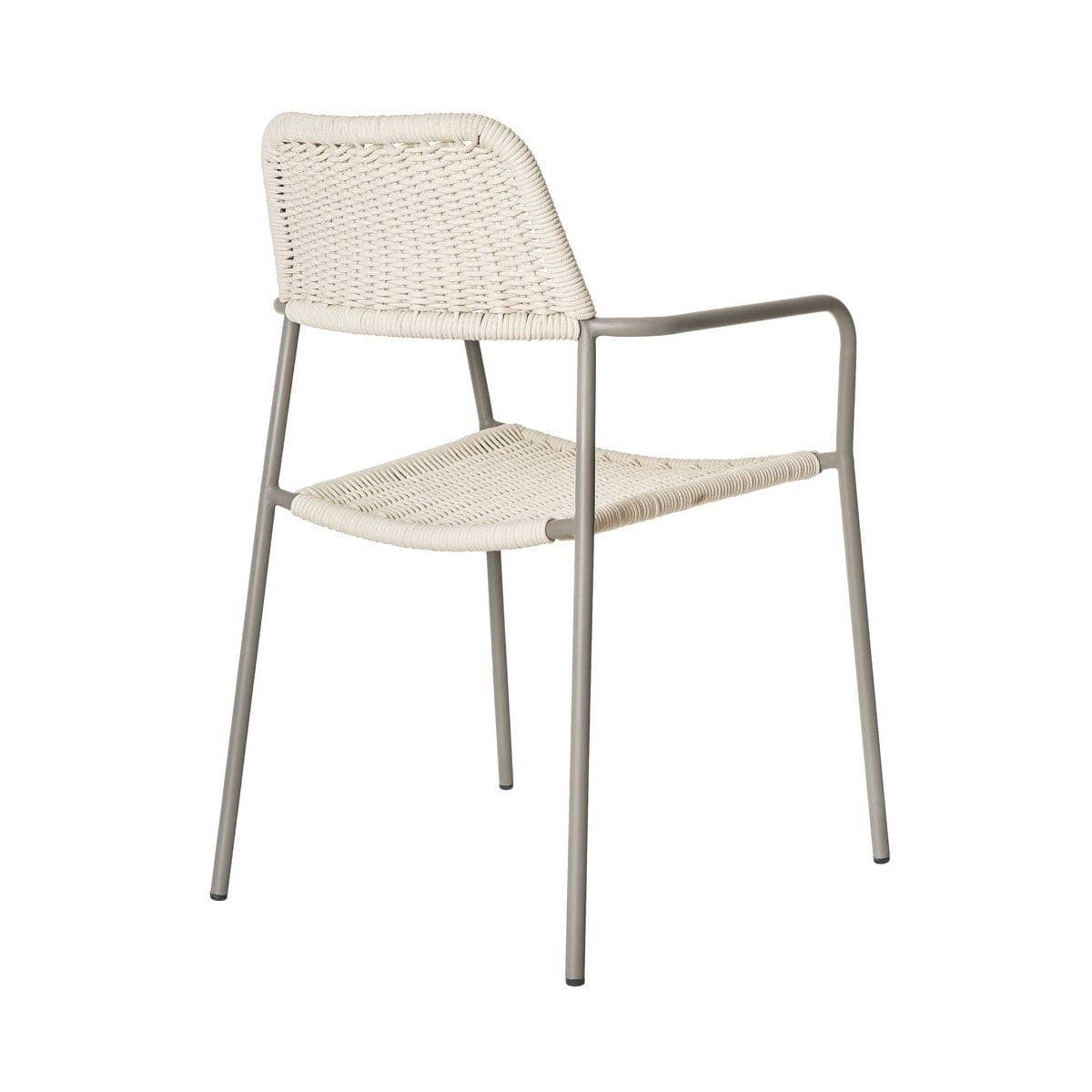 Silla Apilable Milos | Estructura Limo / Asiento Crema - Imagen 3
