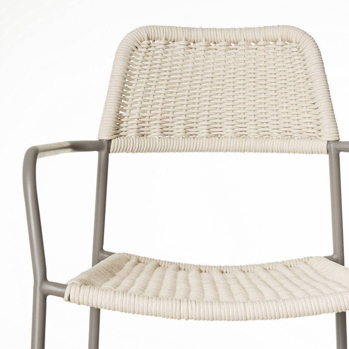 Silla Apilable Milos | Estructura Limo / Asiento Crema - Imagen 6