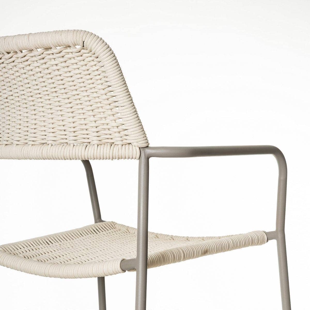 Silla Apilable Milos | Estructura Limo / Asiento Crema - Imagen 7