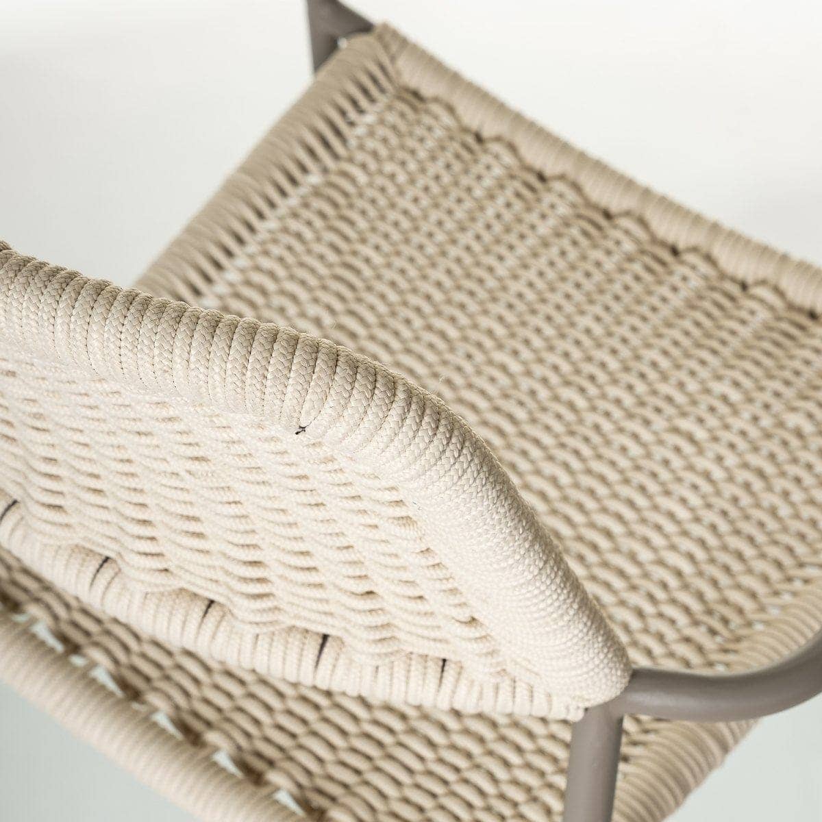 Silla Apilable Milos | Estructura Limo / Asiento Crema - Imagen 8