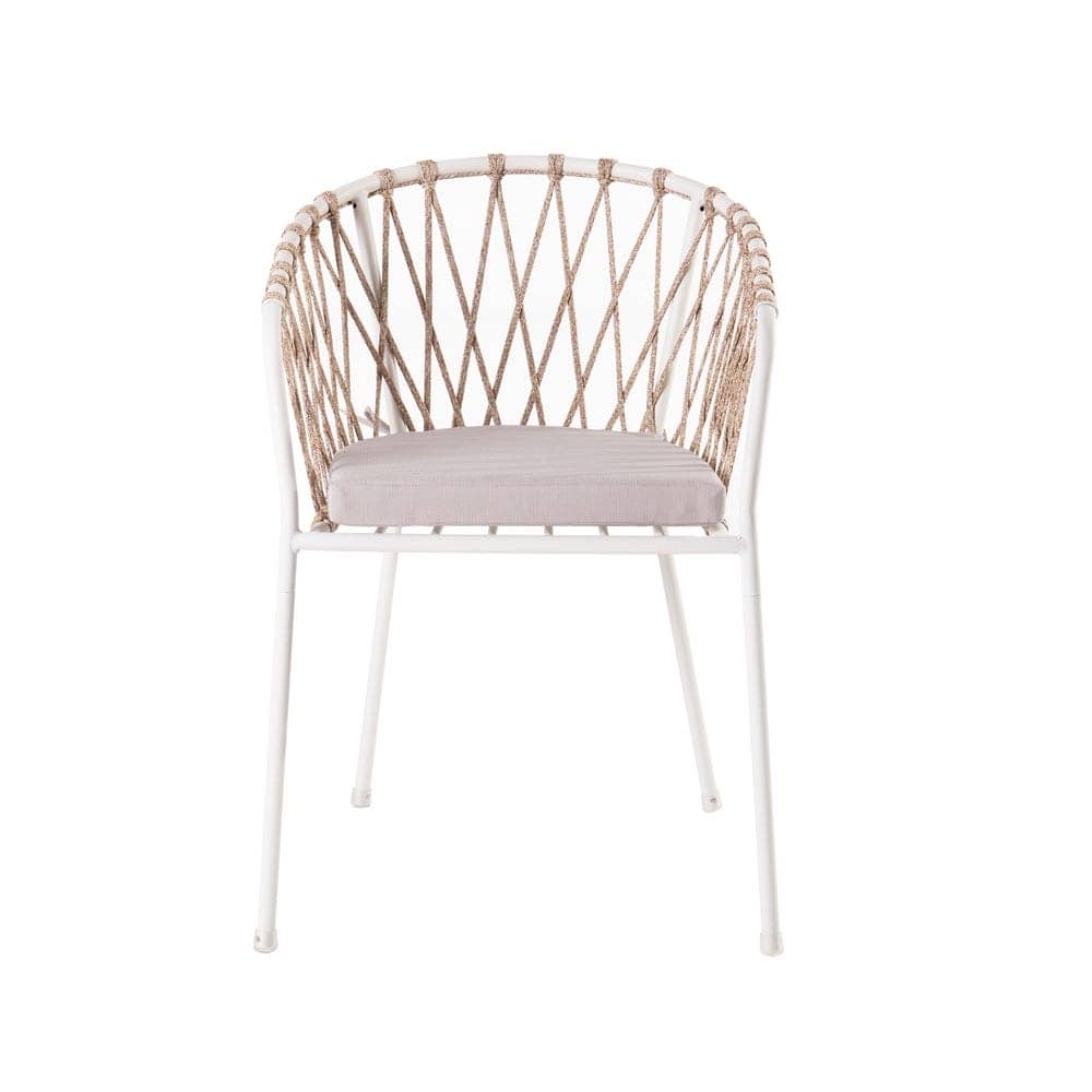 Silla de Diseño Myra | Polipropileno Color Blanco Topo - Imagen 2
