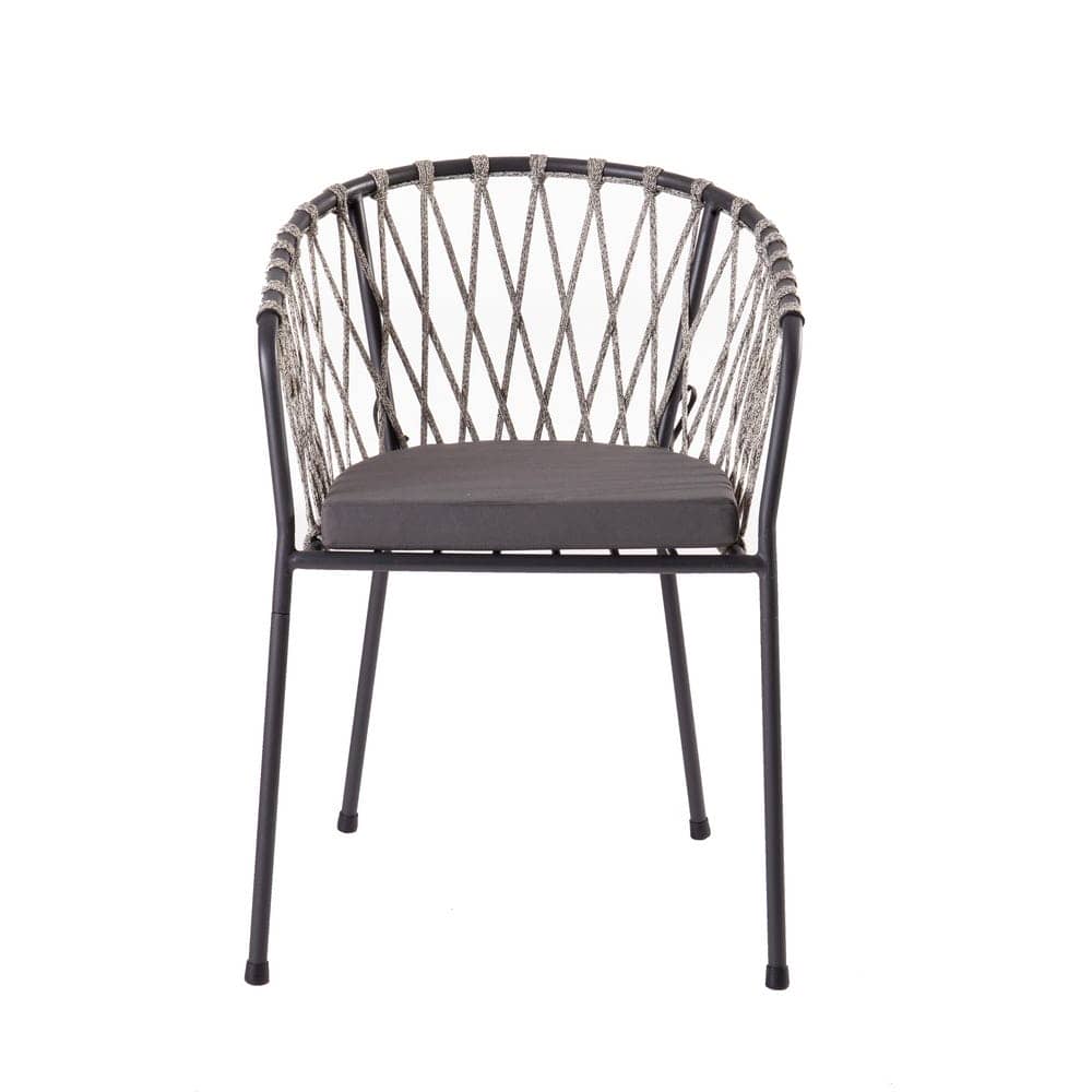 Silla de Diseño Myra | Polipropileno Color Grafito - Imagen 2