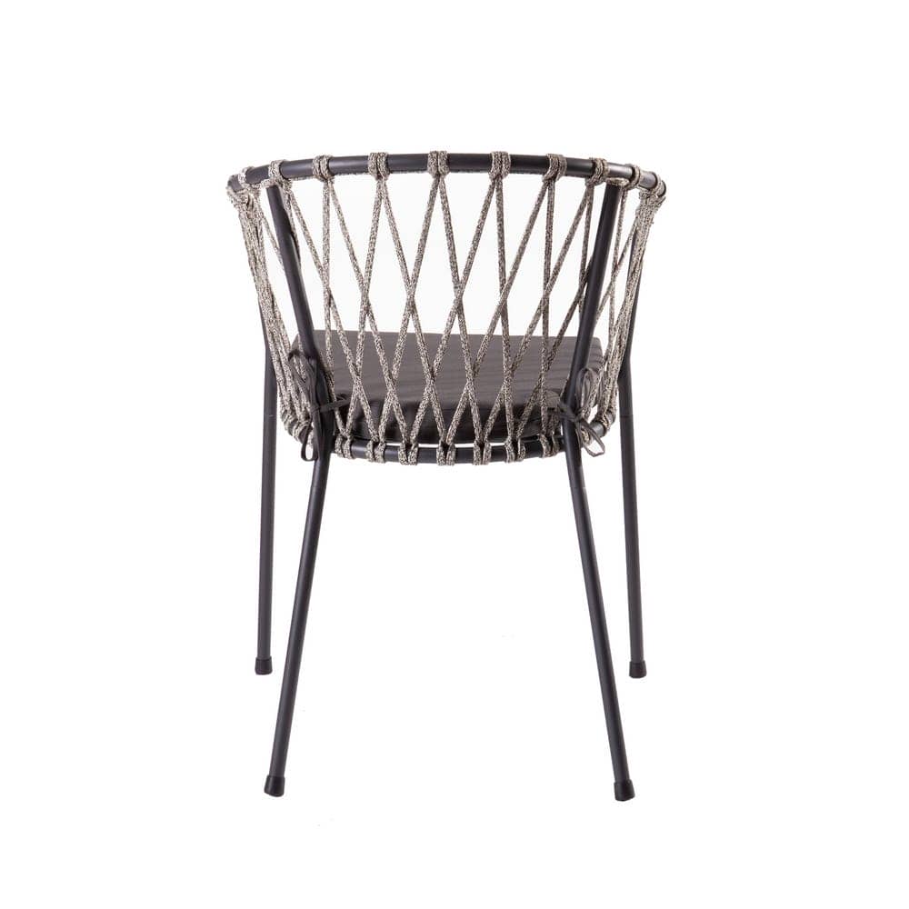 Silla de Diseño Myra | Polipropileno Color Grafito - Imagen 4