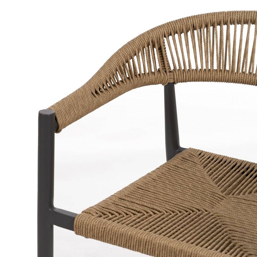 Pack de 2 Sillas de Jardín Apilable Profesional | Aluminio y Ratán PE - Uso Exterior - Imagen 6