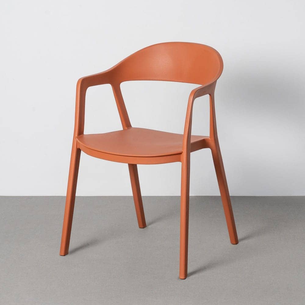 Pack de 2 Sillas de Jardín Ergonómica Apilable | Color Teja - Imagen 13