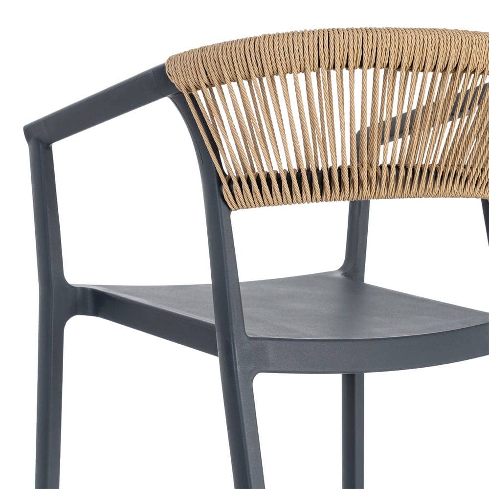 Taburete Alto Contract | Polipropileno para Barras de Exterior - Blanco - Imagen 8