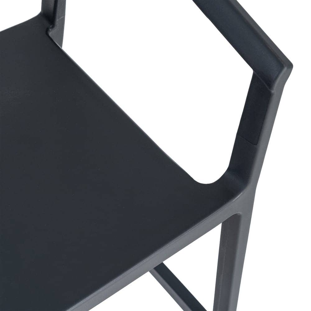 Taburete Alto Contract | Polipropileno para Barras de Exterior - Blanco - Imagen 12