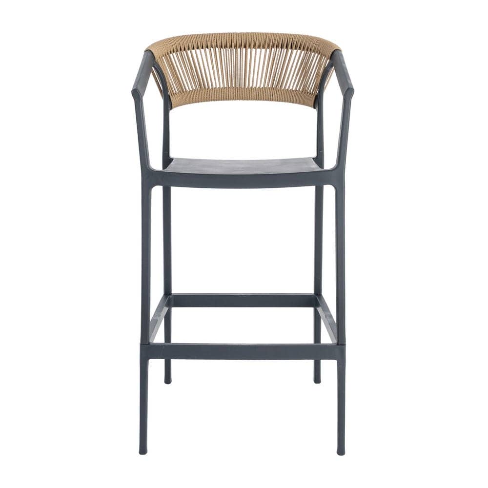 Taburete Alto Contract | Polipropileno para Barras de Exterior - Blanco - Imagen 4