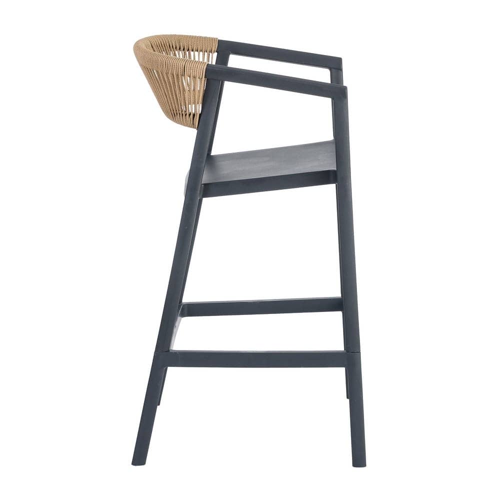 Taburete Alto Contract | Polipropileno para Barras de Exterior - Blanco - Imagen 5