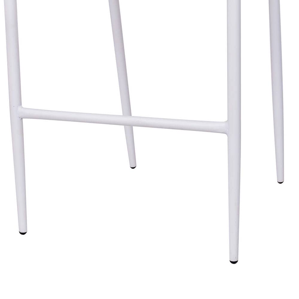 Taburete de Diseño Niva | Aluminio Lacado Color Blanco - Imagen 5