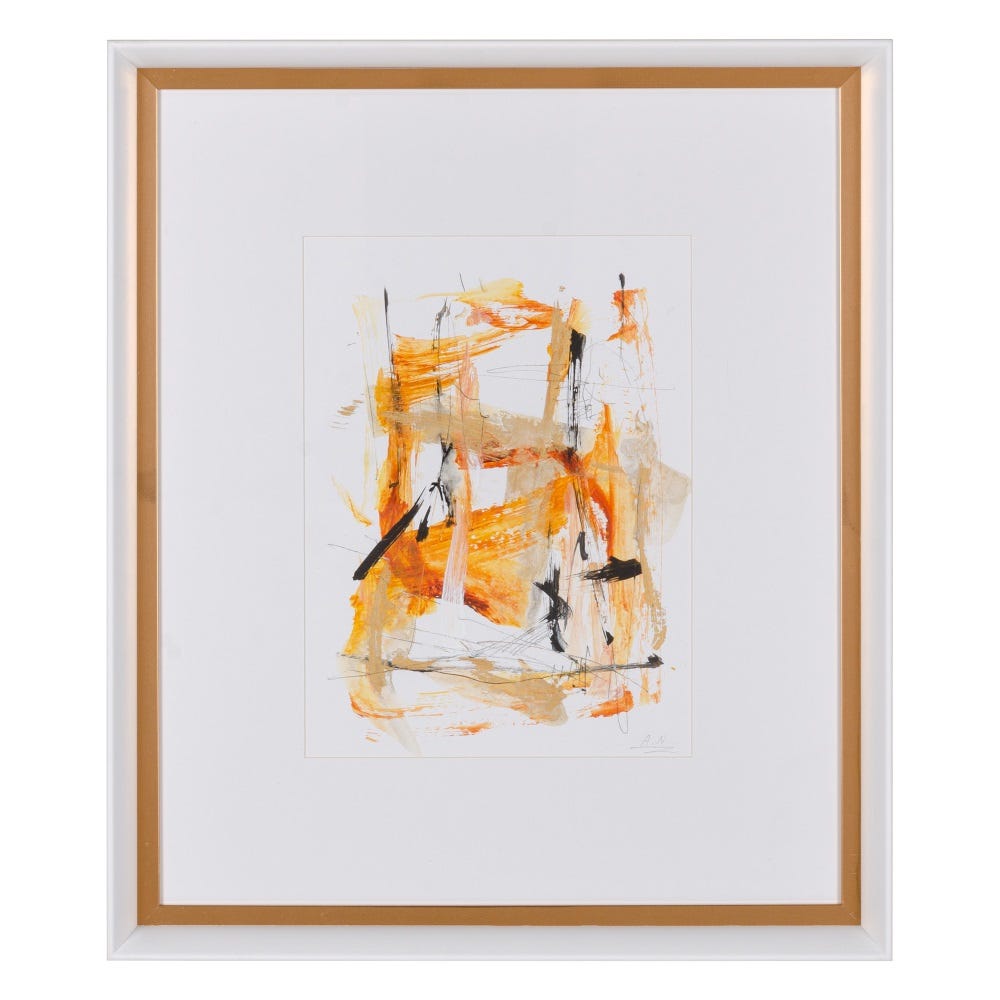 Cuadro Pintura Abstracto 2/M Madera 50 x 60 cm - Imagen 2
