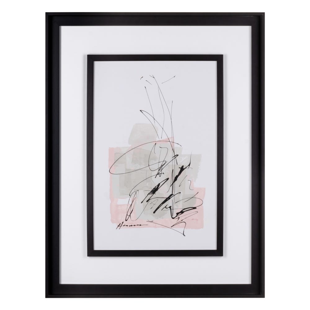 Pack de 2 Cuadros Pintura Abstracto 2/M Madera 58 x 78 cm - Imagen 2