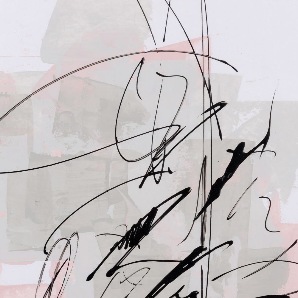 Pack de 2 Cuadros Pintura Abstracto 2/M Madera 58 x 78 cm - Imagen 4