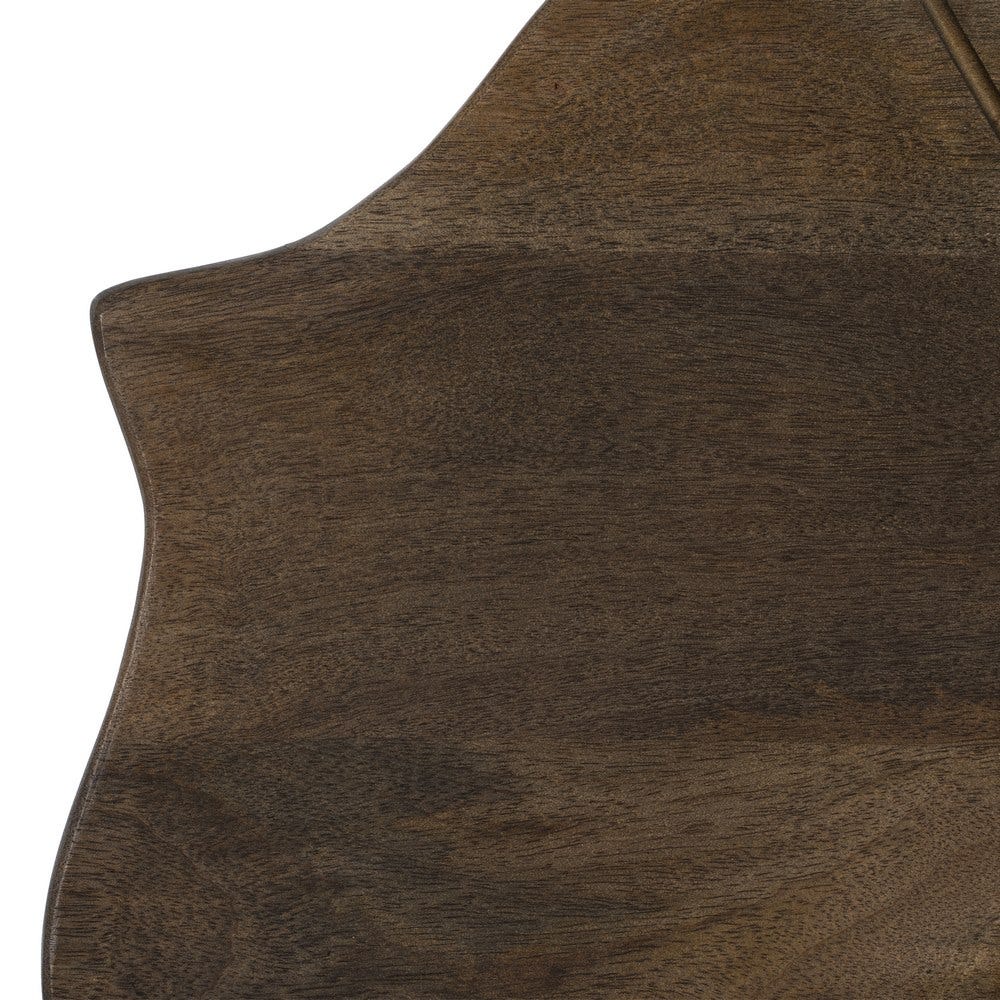 Espejo Marrón Madera De Mango Decoración 90 x 3 x 90 cm - Imagen 3