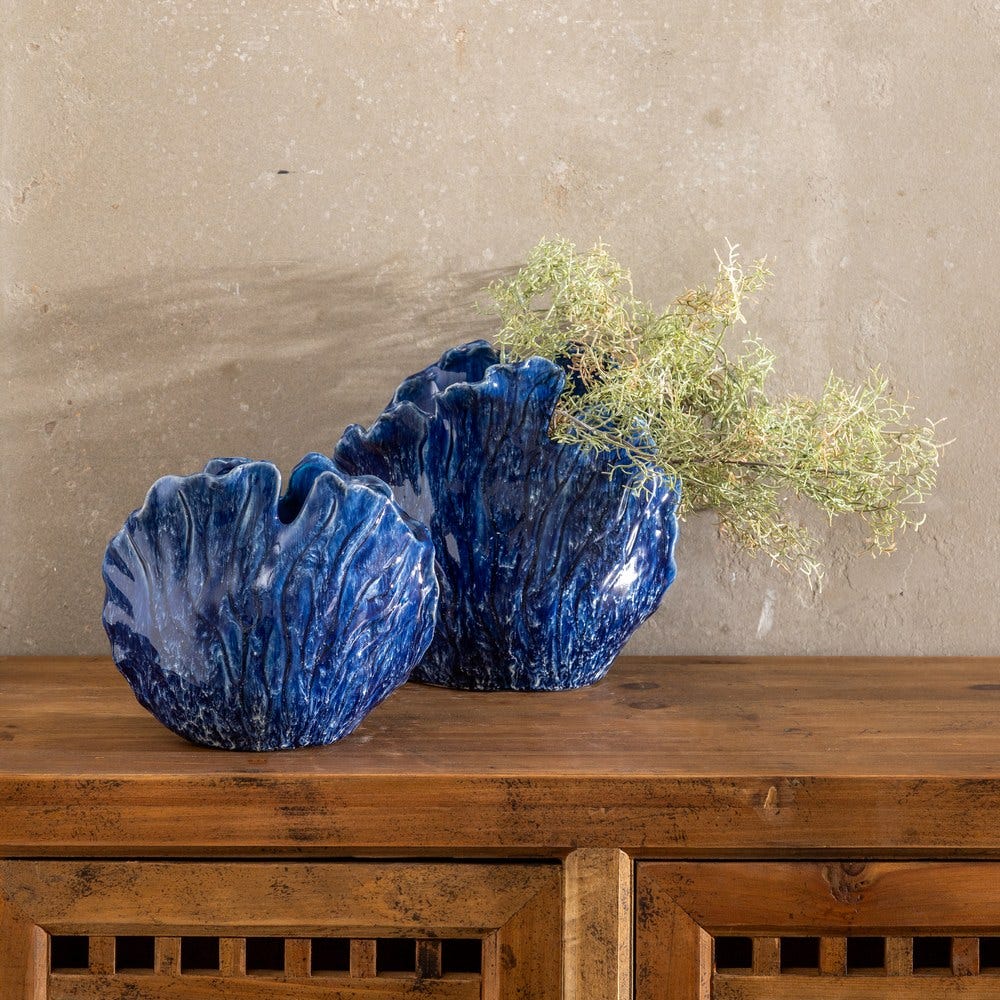 Jarrón Azul Cerámica Decoración 20 x 12 x 17,50 cm - Imagen 7