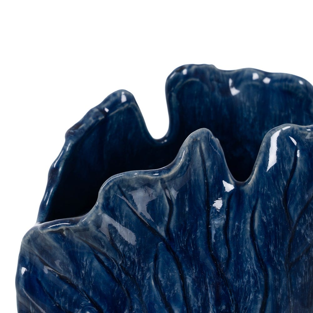 Jarrón Azul Cerámica Decoración 20 x 12 x 17,50 cm - Imagen 3